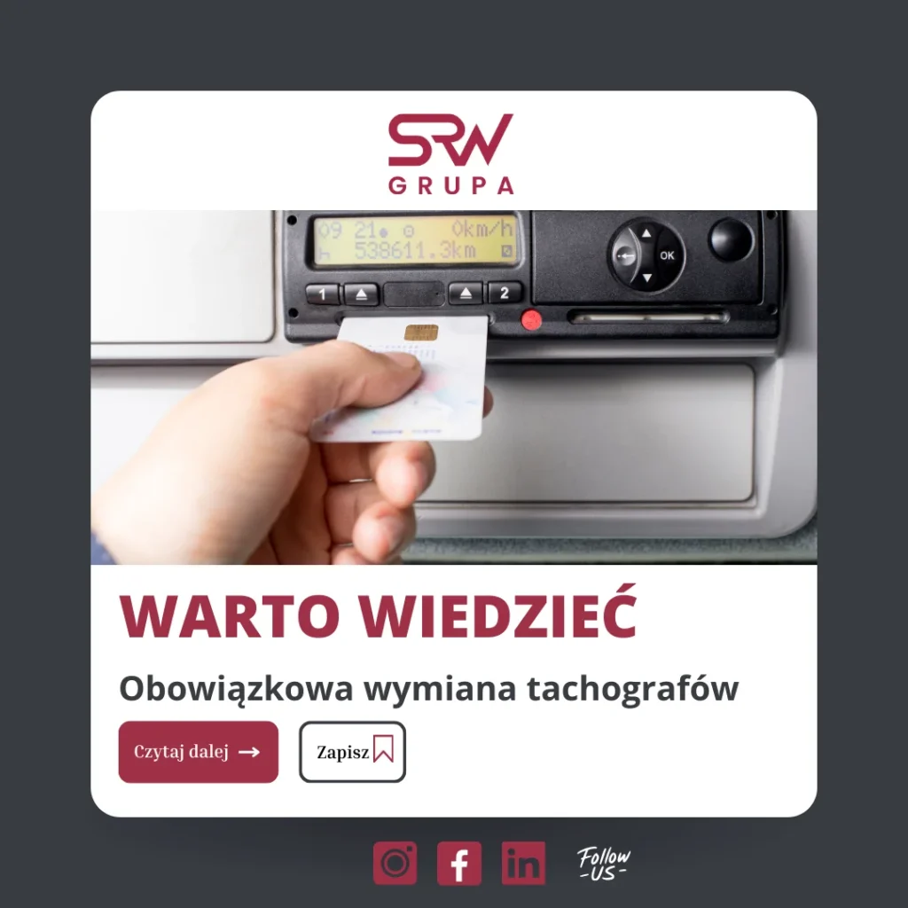 Warto wiedzieć: Obowiązkowa wymiana tachografów